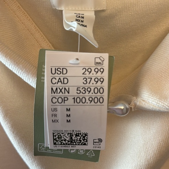 H&M Bead-Detail Tube Top - Picture 7 of 10